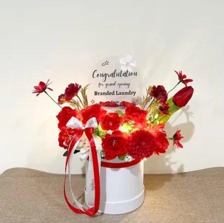 Bloom Box Akrilik Ucapan Grand Opening Bantargebang